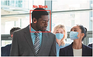 تشخیص ماسک برای ورودی ساختمان‌ها/ایستگاه‌ها